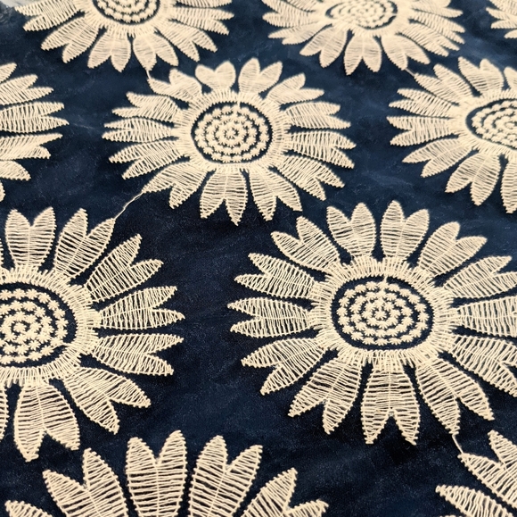 Women's eyelet lace layered shift dress - Picture 4 of 7